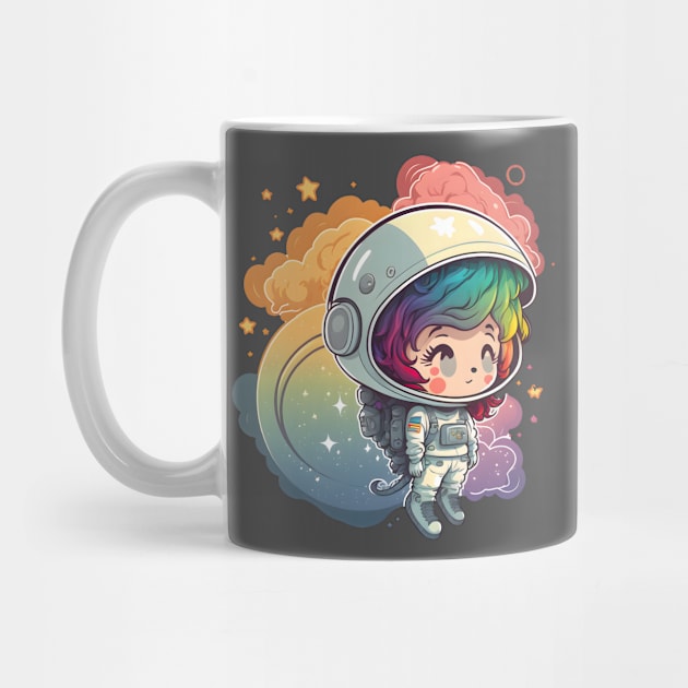 Space Explorer - Chibi Girl by Canvas & Ink Co.
